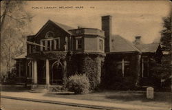 Public Library Postcard