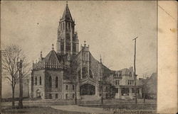 Pine St. M. E. Church Postcard