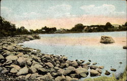 Clear Water Pond Industry, ME Postcard Postcard