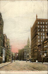 View of State Street from Exchange Street Postcard