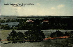 Daniel Webster's Place & surroundings Postcard