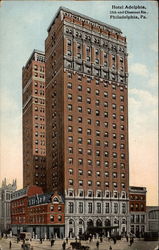 Hotel Adelphia, 13th and Chestnut Sts Postcard