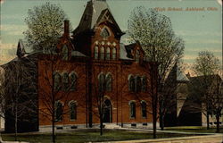 High School Ashland, OH Postcard Postcard