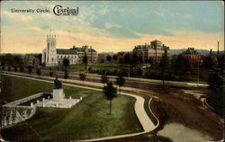 University Circle Cleveland, OH Postcard Postcard