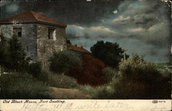 Old Block House Postcard