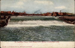 St. Anthony Falls, from Stone Arch Bridge Postcard