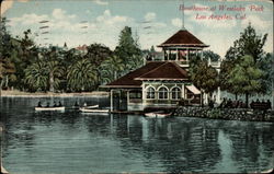Boathouse at Westlake Park Postcard