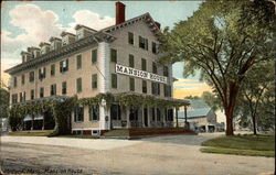 Mansion House Milford, MA Postcard Postcard