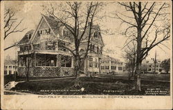 Pomfrey School Buildings Postcard