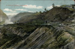 A slide at Cluebra, canal zone Panama Postcard Postcard