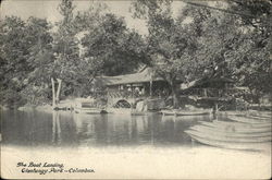 The Boat Landing, Olentangy Park Postcard