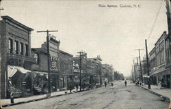 Main Avenue Gastonia, NC Postcard Postcard