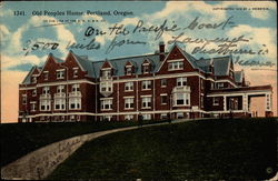 Old Peoples Home Postcard