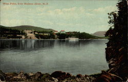 West Point from Hudson River Postcard