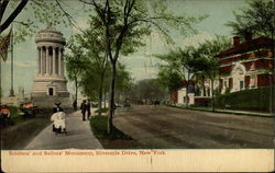 Soldiers' and Sailors' Monument, Riverside Drive New York, NY Postcard Postcard