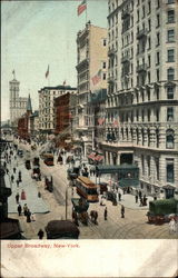 Upper Broadway Postcard