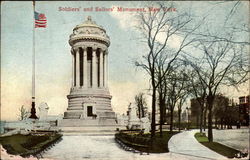 Soldiers' and Sailors' Monument Postcard