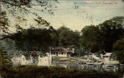 View of Ellisworth Park Danville, IL Postcard Postcard