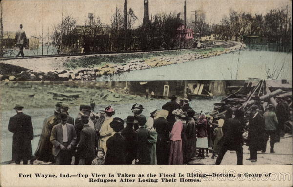 Flooding in Fort Wayne, Indiana