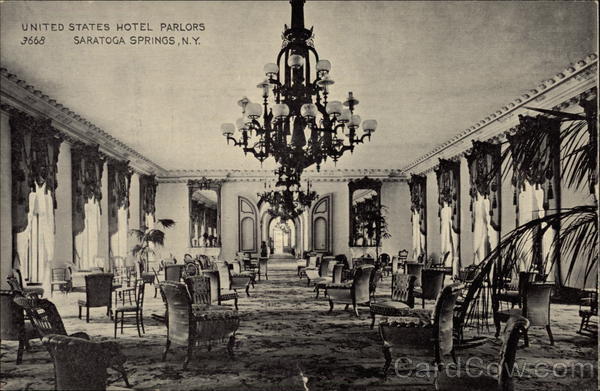 United States Hotel Parlors Saratoga Springs New York