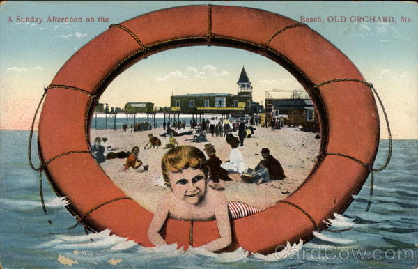 A Sunday Afternoon on the Beach Old Orchard Beach Maine