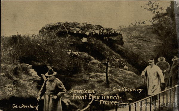 American Front Line Trench, France World War I