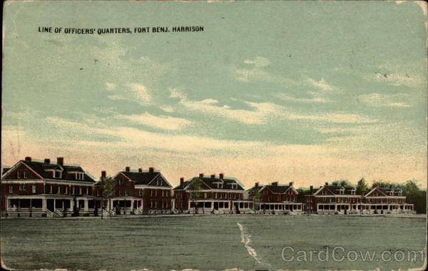 Line of Officers Quarters, Fort Benj. Harrison Military