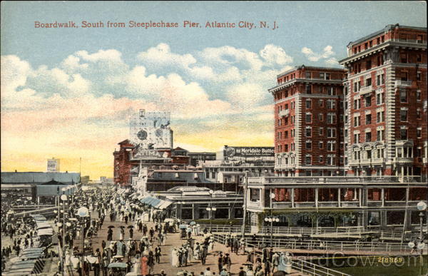 Birdwalk South from Steeplechase Pier Atlantic City New Jersey