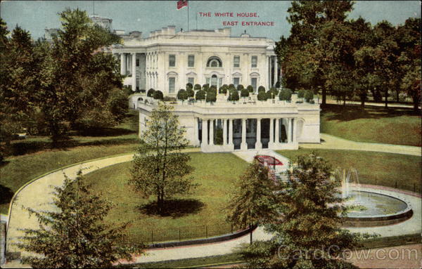 The White House, East Engrance Washington District of Columbia