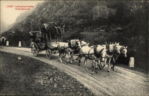 Schweizerische Gebirgspost Germany Horse-Drawn