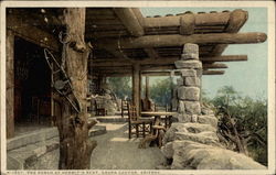 The Porch at Hermit's Rest Grand Canyon National Park, AZ Postcard Postcard