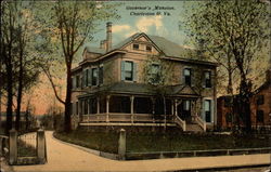Governor's Mansion Charleston, WV Postcard Postcard