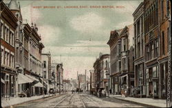 West Bridge St., Looking East Postcard