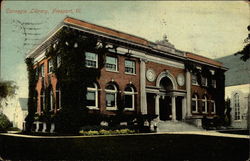 Carnegie Library Postcard