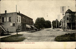 High Street Looking North Postcard