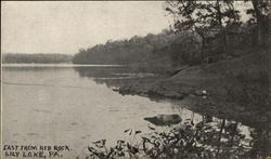 East From Red Rock, Lily Lake Postcard