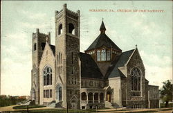 Church of the Nativity Scranton, PA Postcard Postcard