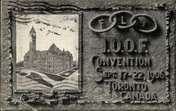 FLT IOOF Convention 1906 Postcard