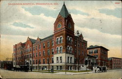 Deaconess Hospital Indianapolis, IN Postcard Postcard