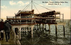 Net Haul, Young's Million Dollar Pier Atlantic City, NJ Postcard Postcard