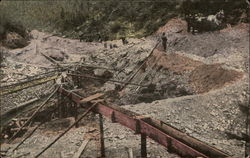 Gold Mining Postcard