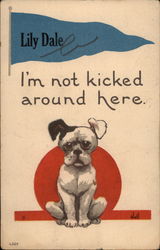 I'm not kicked around here  Postcard