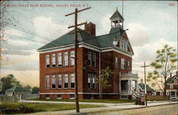 Valley Falls High School Postcard