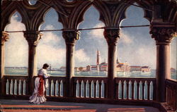 Wide Wide World Venice, Italy Tuck's Oilette Series Postcard Postcard
