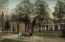 St. Johnsbury Academy (South Hall) and Principals Residence Postcard