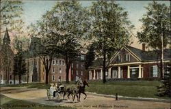 St. Johnsbury Academy (South Hall) and Principals Residence Vermont Postcard Postcard