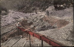 Mining for Gold in Australia Postcard