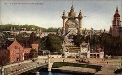 A View of Stockholm, Sweden Postcard
