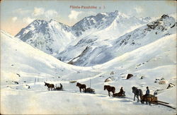 Flüela Passhöhe Switzerland Postcard Postcard