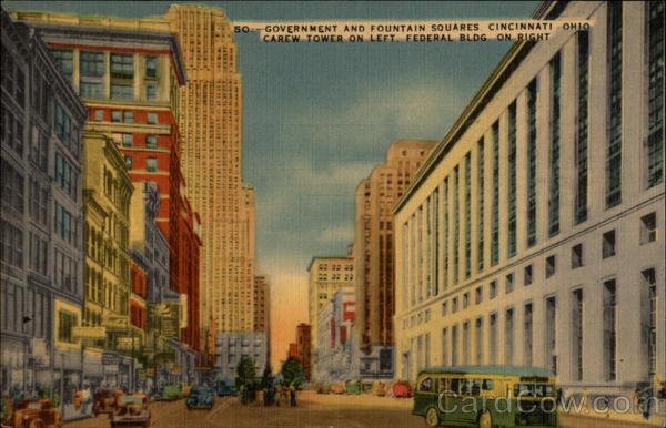 Government and Fountain Squares Cincinnati Ohio